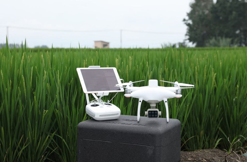 DJI P4 Multispectral Agriculture Drone with D-RTK 2 Mobile Base Station - unmanned.store